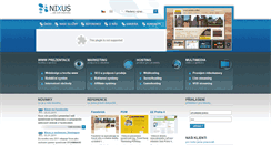 Desktop Screenshot of nixus.cz