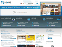 Tablet Screenshot of nixus.cz